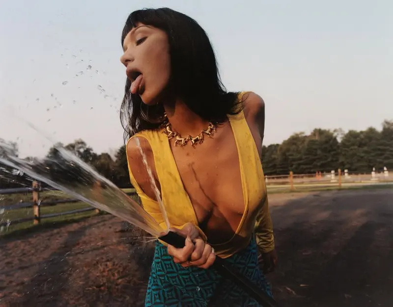 Bella Hadid for The Pop Magazine