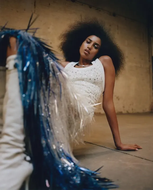 Imaan Hammam for Harper's Bazaar